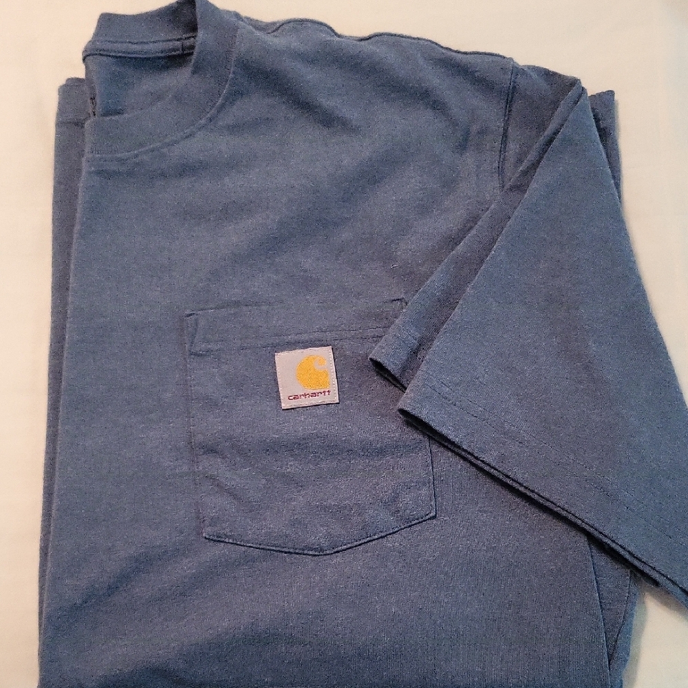 Carhartt Blue Crew Neck Tee